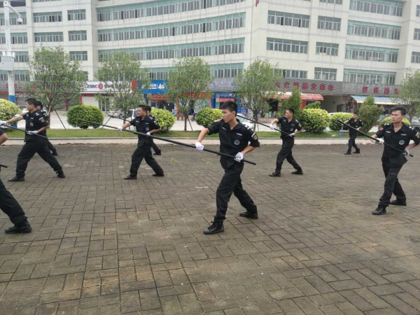 长棍术练习